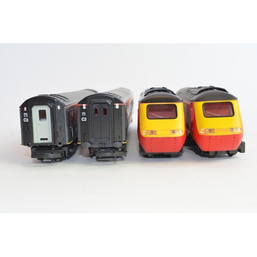 751 - A Hornby OO gauge Virgin Class 43 HST set with 2 locos (43063 