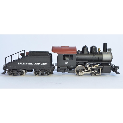 721 - A boxed HO Rivarrossi 0-4-0 Class 16 Baltimore And Ohio loco and tender with instructions.