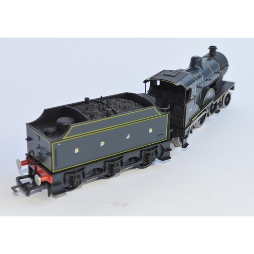 722 - An OO gauge D67 Dapol Class 2P 4-4-0 in SDJR dark blue livery.