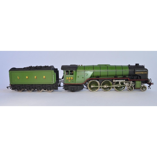 728 - 2 repainted OO gauge electric train models:
Trix Class 2 4-6-2 tender as LNER 525 