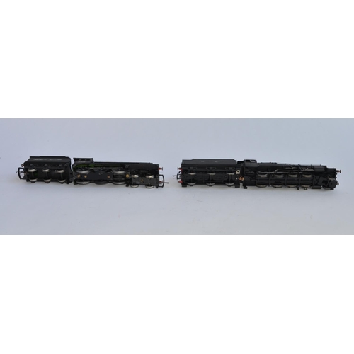 731 - 2 OO gauge Hornby steam train models, both re-painted in matt black wartime finish:
R2227 LNER 2-8-0... 