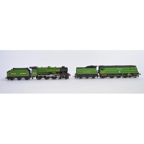 733 - 2 unboxed Hornby OO gauge train models:
Mainline BR Patriot Class 4-6-0 