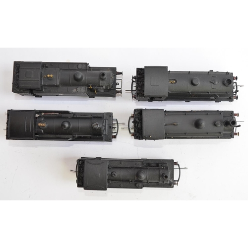 739 - 5 0-6-0 OO gauge tank engines from Hornby, Dapol, Wrenn, Mainline. All in used but running condition... 