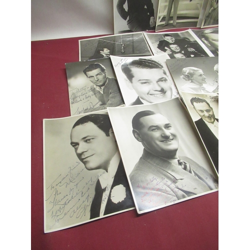 1011 - Collection of early 20th century autographed photos inc. Charlie King, Roy Barbour, Raymond Smith an... 