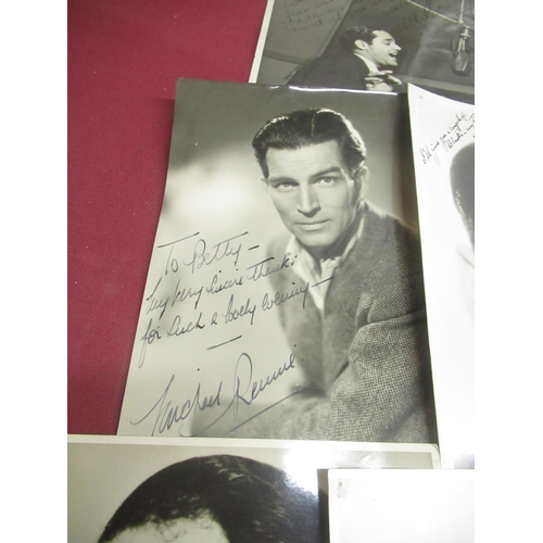 1011 - Collection of early 20th century autographed photos inc. Charlie King, Roy Barbour, Raymond Smith an... 