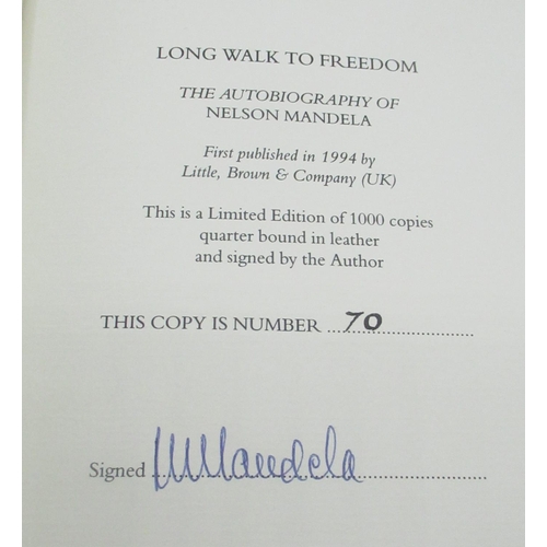 1016 - MANDELA (NELSON), Long Walk to Freedom. The Autobiography, 1st Edition, one of 1000 copies signed by... 