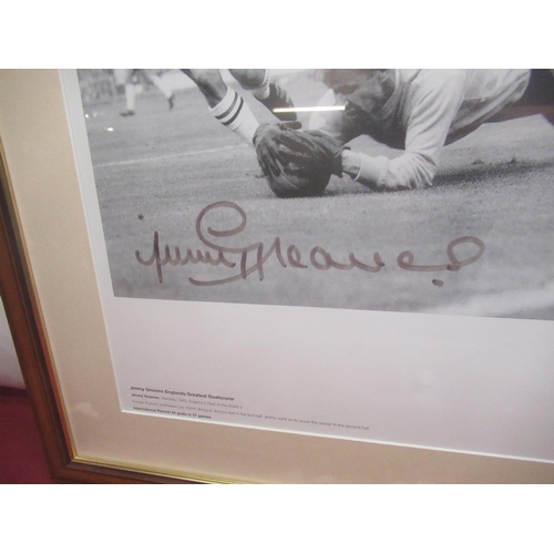999b - Jimmy Greaves England's Greatest Goalscorer, signed limited edition print,