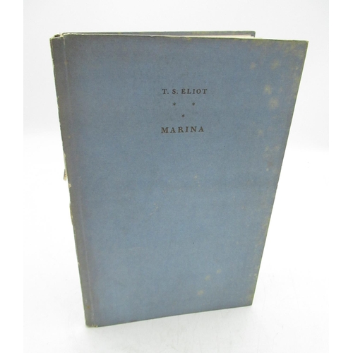 1031 - Eliot(T.S.) Marina,With drawings by E McKnight Kauffer,Faber & Faber, signed limited edition, one of... 