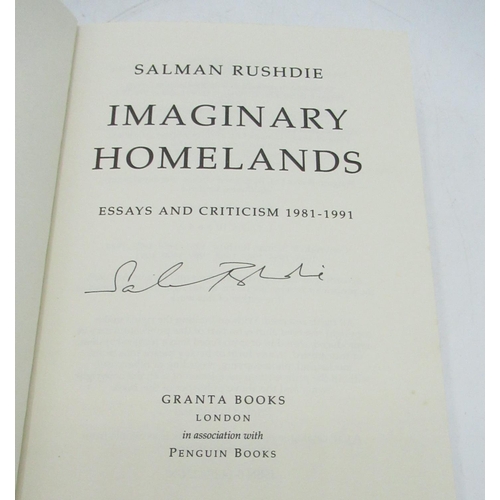 1037 - Rushdie(Salman) Imaginary Homelands Essays and Criticism 1981-1991, Granta Books,1st Edition,1991,SI... 