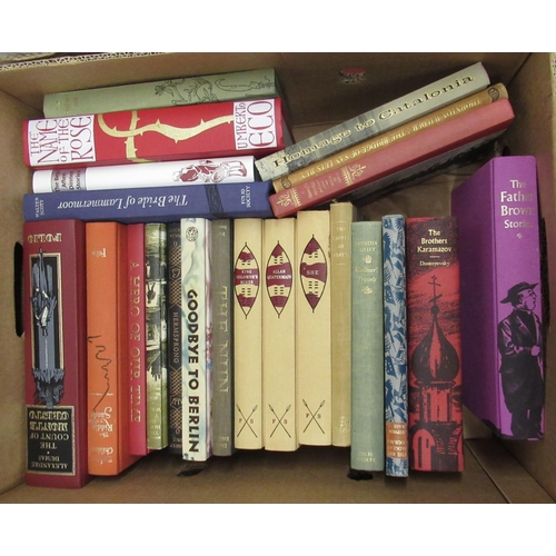 1071 - Folio Society - Large collection of fiction books inc. Rider Haggard(H.) She, King Solomans Mines, A... 