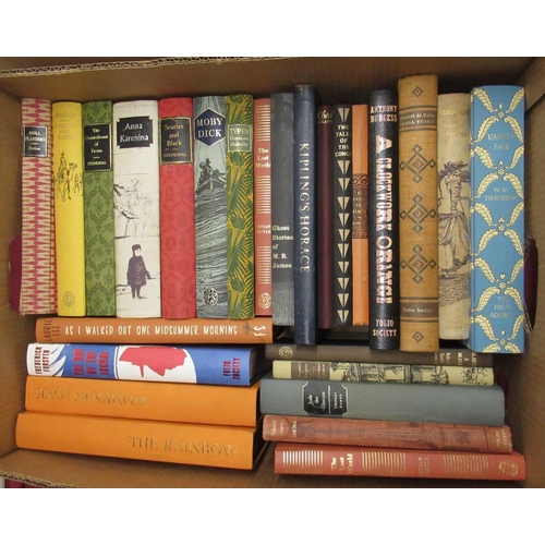 1072 - Folio Society - Large collection of fiction and non-fiction books inc. Burgess(Anthony) A Clockwork ... 