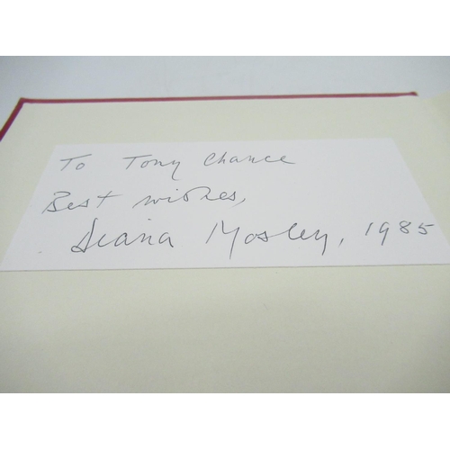 1084 - Mosley(Sir Oswald) My Life, Thomas Nelson and Sons, 1st Edition, 1968, inscribed message from author... 