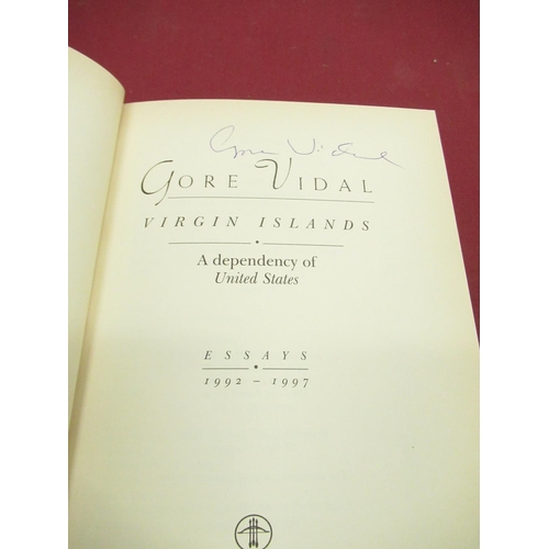 1085 - Vidal(Gore) - Palimpsest a memoir, Andre Deutsch,1st British Edition, 1995, Armageddon? Essays 1983-... 