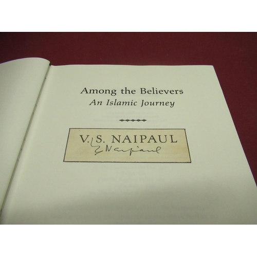 1086 - Naipaul(V.S.) - A Turn in the South, Viking, 1st British Edition, 1989, Signed, newspaper articles g... 