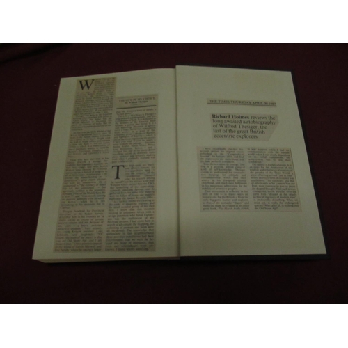 1087 - Thesiger(Wilfred) - The Life of My Choice, Collins, 1st ed. 1987, Signed, newspaper articles glued i... 