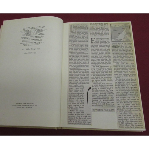 1087 - Thesiger(Wilfred) - The Life of My Choice, Collins, 1st ed. 1987, Signed, newspaper articles glued i... 