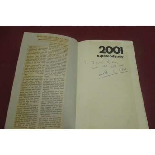 1088 - Clarke(Arthur C.) - 2001 A Space Odyssey, Hutchinson of London, 1st British Edition,1968, Signed, ne... 