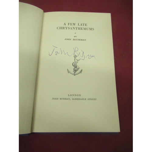 1093 - Betjeman(John) - Summoned by Bells, Paradine, Specially Bound signed limited edition no.99 of 100 on... 