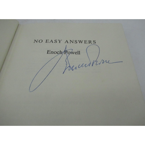 1094 - Powell(Enoch) - A Nation or No Nation?, B.T.Batsford,1st Ed. 1978, signature to card glued to front ... 