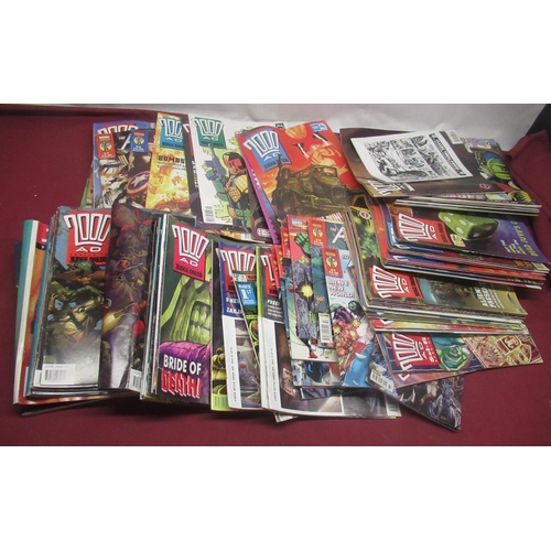 989 - Collection of 2000AD and Marvel comics