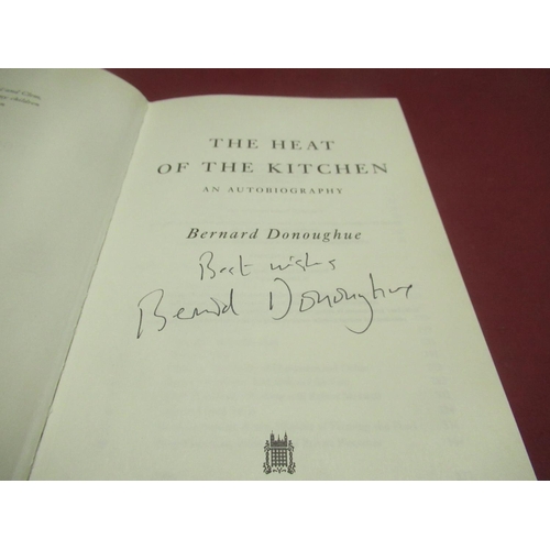 1097 - Donoughue(Bernard) The Heat of the Kitchen, Politicos, 1st Ed. 2003, Signed, Cook(Robin) The Point o... 