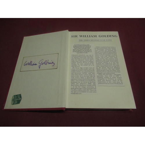 1102 - Golding(William) - Lord of the Flies, Faber and Faber,9th Imp. 1967, on front cover inside page ther... 