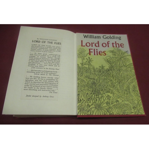 1102 - Golding(William) - Lord of the Flies, Faber and Faber,9th Imp. 1967, on front cover inside page ther... 