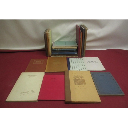 1118 - Collection of Poetry books inc. Linklater(Eric) The Cornerstones, Macmillan and Co., 1941, Inscribed... 