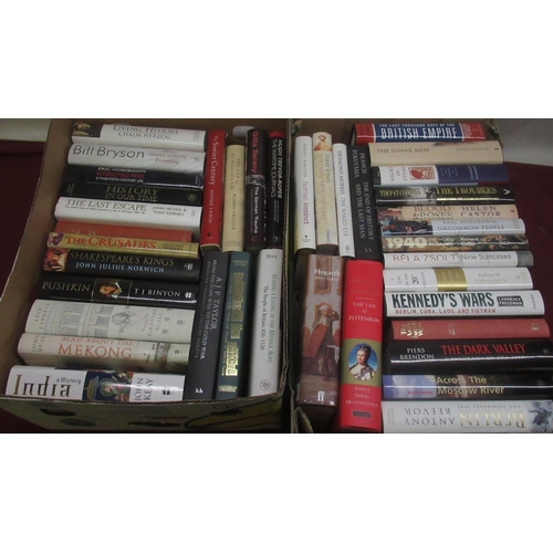 1121 - Collection of mixed history related books covering various eras of history, some of which are signed... 