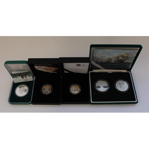 282 - Selection of silver proof coins to include Perth Mint 2005 Cocos (Keeling) Islands Commemorative Coi... 