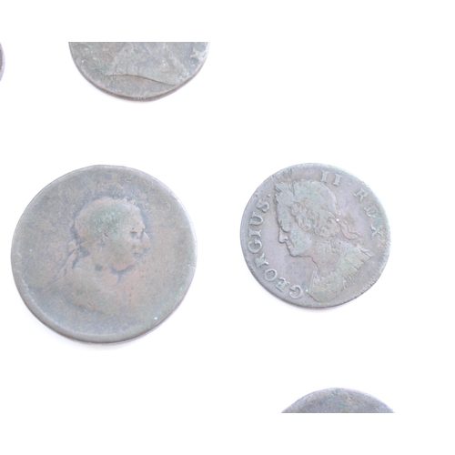290 - Selection of George II to Queen Victoria copper and bronze coinage, to include cartwheel pennies, ha... 