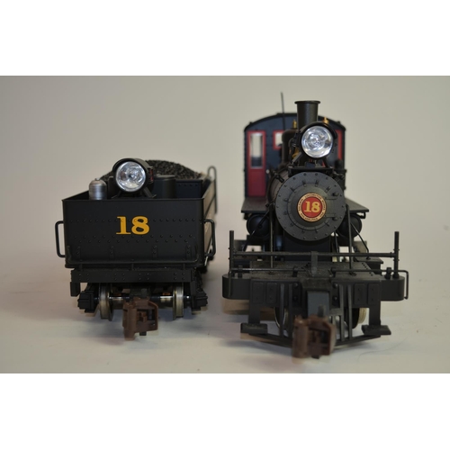 662 - A Bachmann Spectrum G-gauge 1/20.3 scale Baldwin Industrial 2-6-0 Mogul, Yellow Pine Lumber Co, item... 