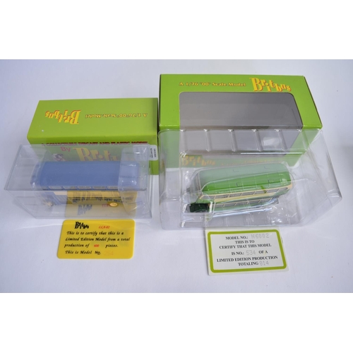 896 - 8 1/76 OO guage (perfect for your layouts/dioramas etc) Britbus die-cast model buses, all boxed. Mos... 