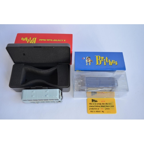 896 - 8 1/76 OO guage (perfect for your layouts/dioramas etc) Britbus die-cast model buses, all boxed. Mos... 