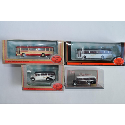 897 - 12 1/76 scale die-cast bus models mostly from Exclusive First Editions, Scottish themed including Ma... 