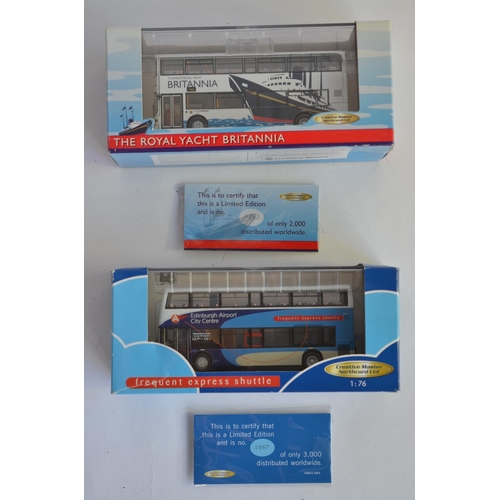 901 - 7 Scottish themed 1/76 limited edition die-cast bus models, 6 by Creative Master Northcord, 1 by ABC... 