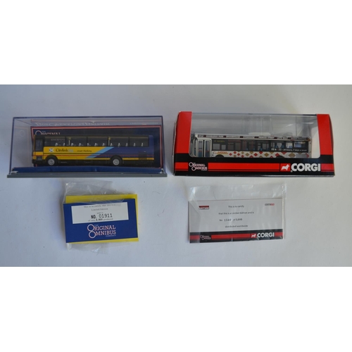 902 - 7 Scottish themed 1/76 die-cast bus models. 5 limited edition by Corgi with COA's, 2 by Exclusive Fi... 