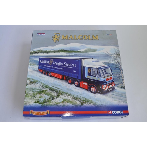 907 - Corgi set CC99174, limited edition (1514/2380), Malcolm Hauliers 3 cab set.