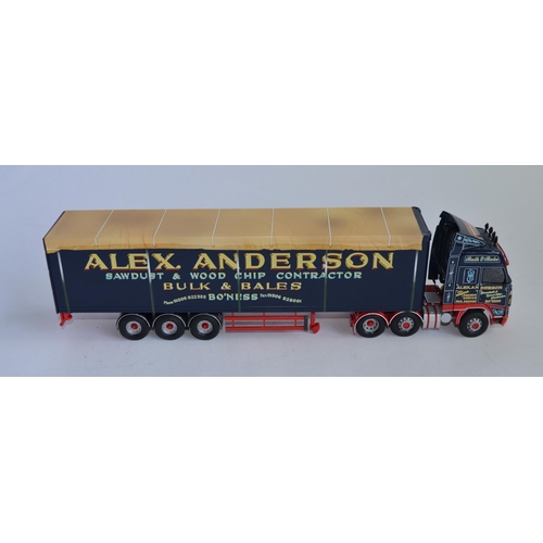 910 - 2 1/50 Corgi die-cast limited edition Scottish truck models:
CC13409 MAN TGA XXL Curtainside, John M... 