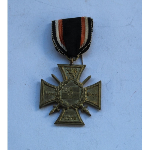 100 - German 1914-1918 WWI Marine Corps (Flanders) Cross medal