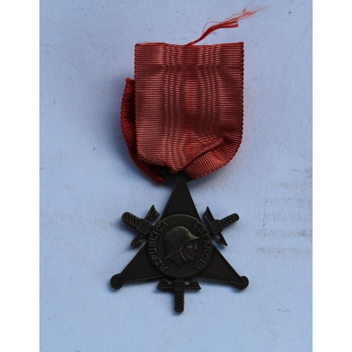 119 - Medal of the International Brigades 1938 for combatants fighting against Franco
