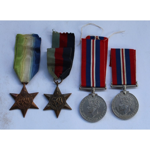 121 - Collection  of medals related to WWII incl. Atlantic Star, Victory Star, British War Medal 1939-1945... 