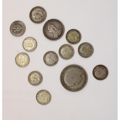 308 - Collection of coins to include tub of mostly copper and bronze coinage, some commemorative crowns an... 