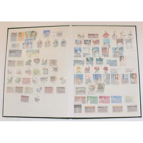 325 - Two well presented stock books with a collection of mints from Australia. few early with comp. from ... 
