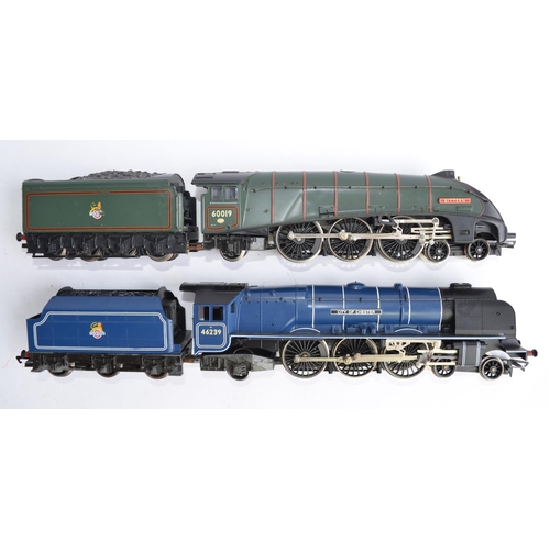 733a - 2 Hornby OO gauge 4-6-2 electric train models:
A Duchess Class 46239 