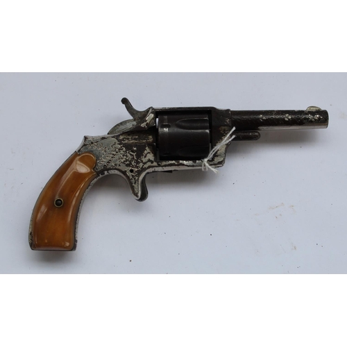 207 - Plant cup fire .44 revolver. Circa 1800