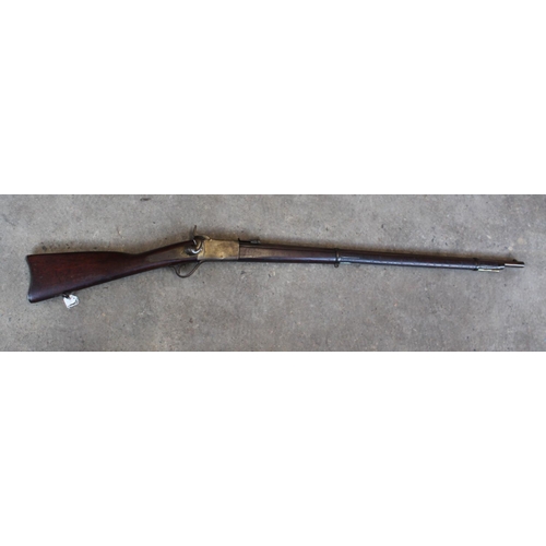 223 - American Peabody Civil war .43 rimfire rifle. Circa 1864