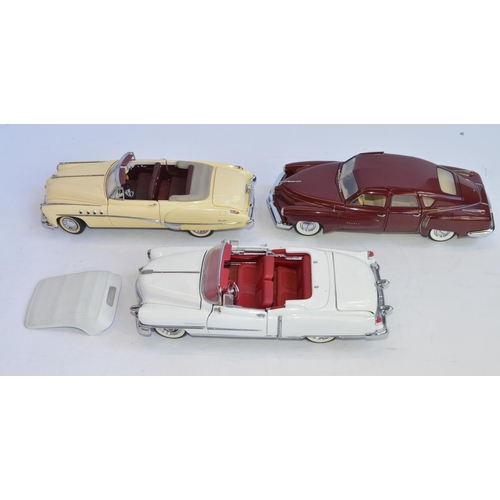 846 - 3 1/24 die-cast car models:
Boxed Danbury Mint Tucker Tin Goose. Model wave been in near mint condit... 