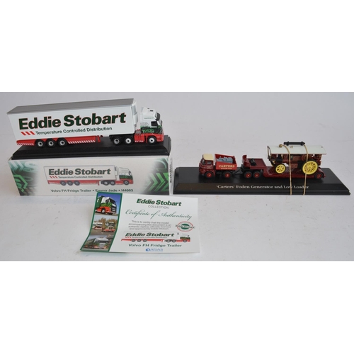 814 - 6 boxed 1/76 scale die-cast model trucks, mostly Corgi limited editions, an Atlas Editions Eddie Sto... 