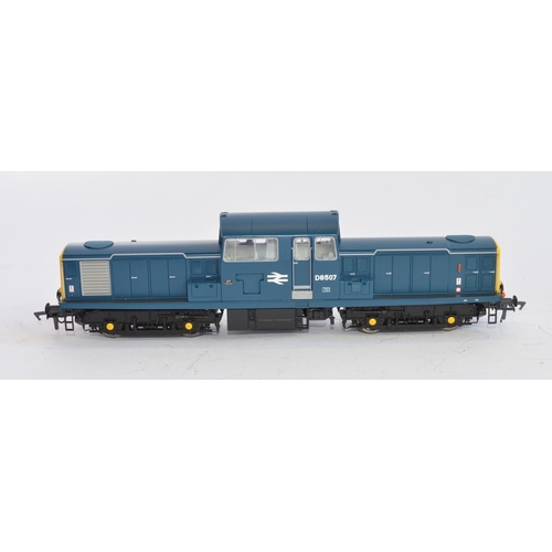 745 - A boxed OO gauge British Rail Blue Heljan Class 17 diesel electric locomotive with yellow panels, D8... 